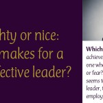Naughty or Nice: Which Makes for a More Effective Leader?