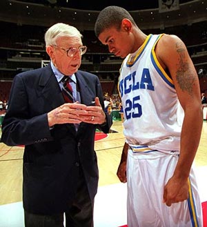 John Wooden Coaching Basketball