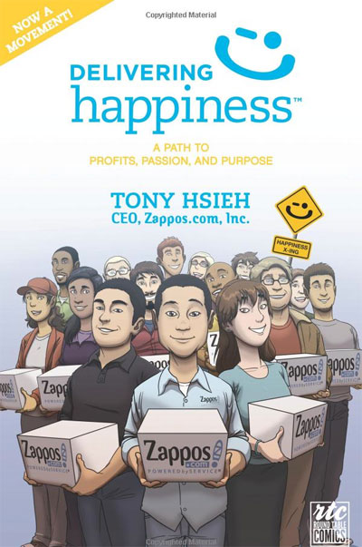 Delivering Happiness at Work Book Cover