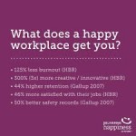 What Does a Happy Workplace Get You?