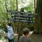 Cascade Campground Sign