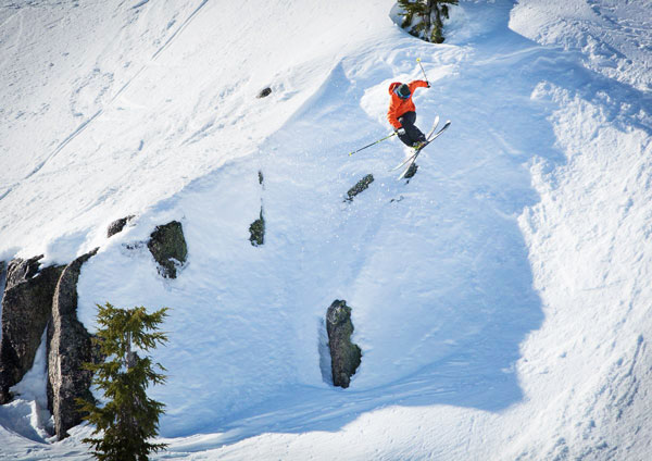 Skier on Mt. Ashland