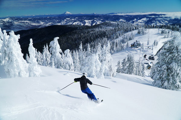 Skier on Mt. Ashland