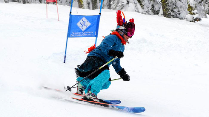 Moneeka Settles in the Screamin Tele Lizard Classic Race at Mt. Ashland