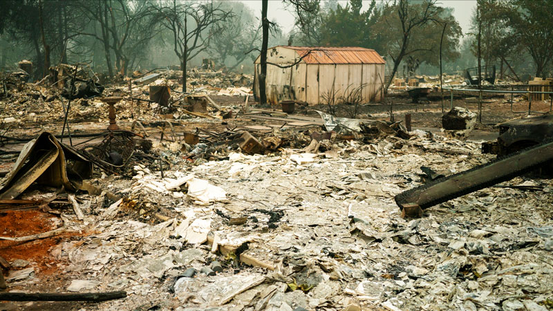 Almeda Fire Rubble