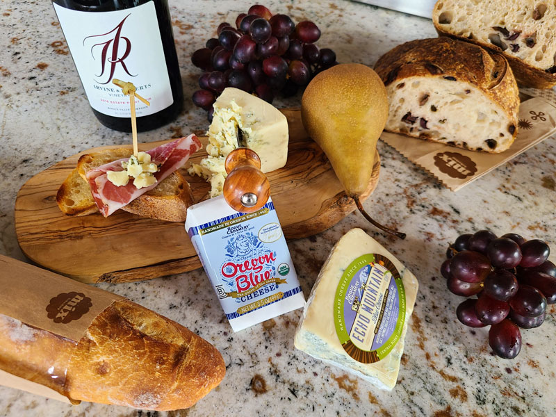 Ashland Food Co-op Kitchen Cheese, Fruit, Baguette