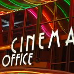 Cinema Box Office Sign Marquee